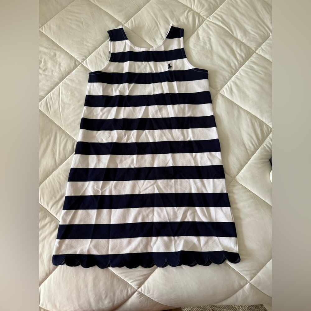 Polo by Ralph Lauren Striped Navy and White Dress